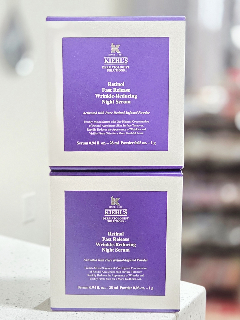 Kiehl's Retinol Fast Release Wrinkle-Reducing Night Serum - X2